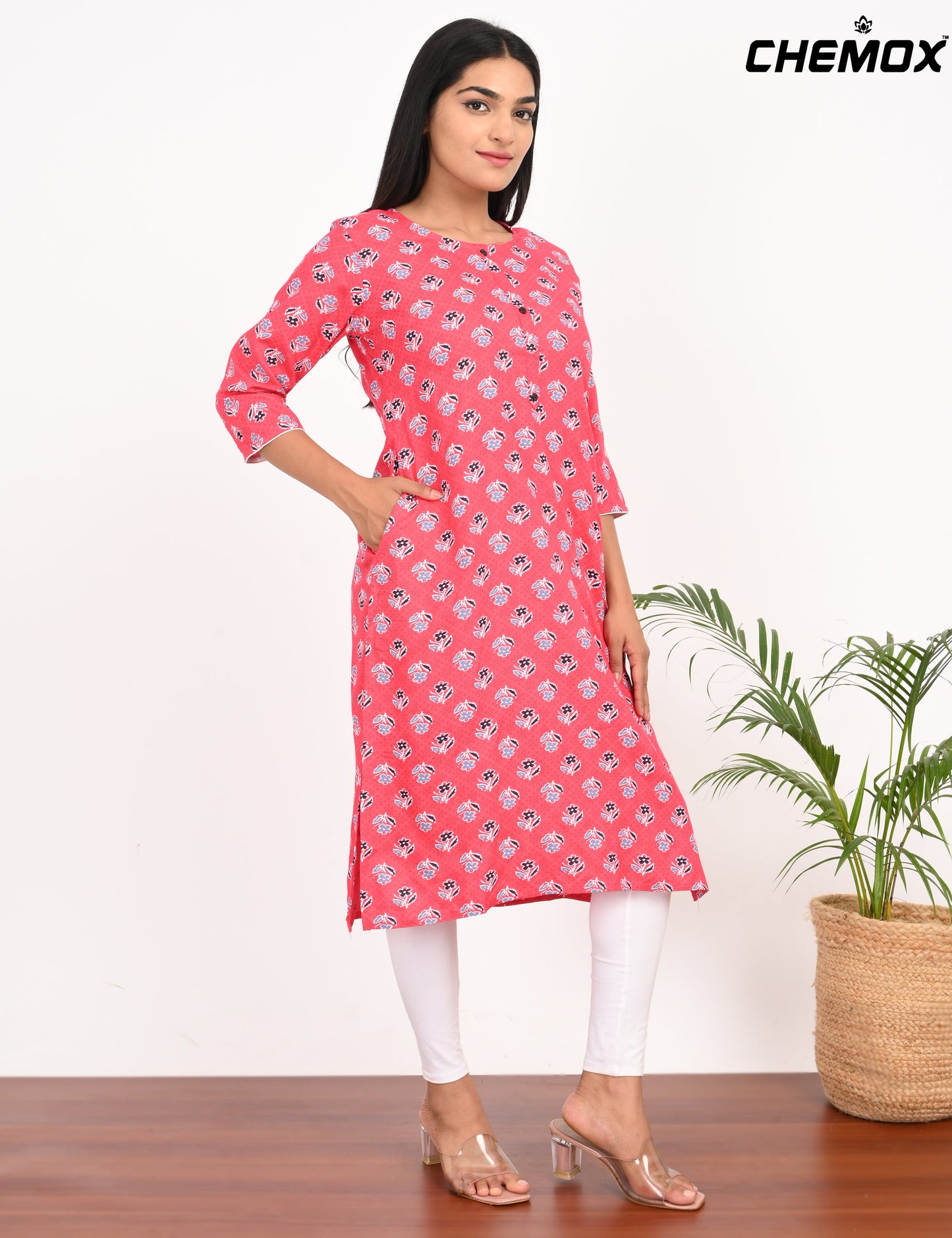 CHEMOX | 460 | ROUND NECK WITH POCKET