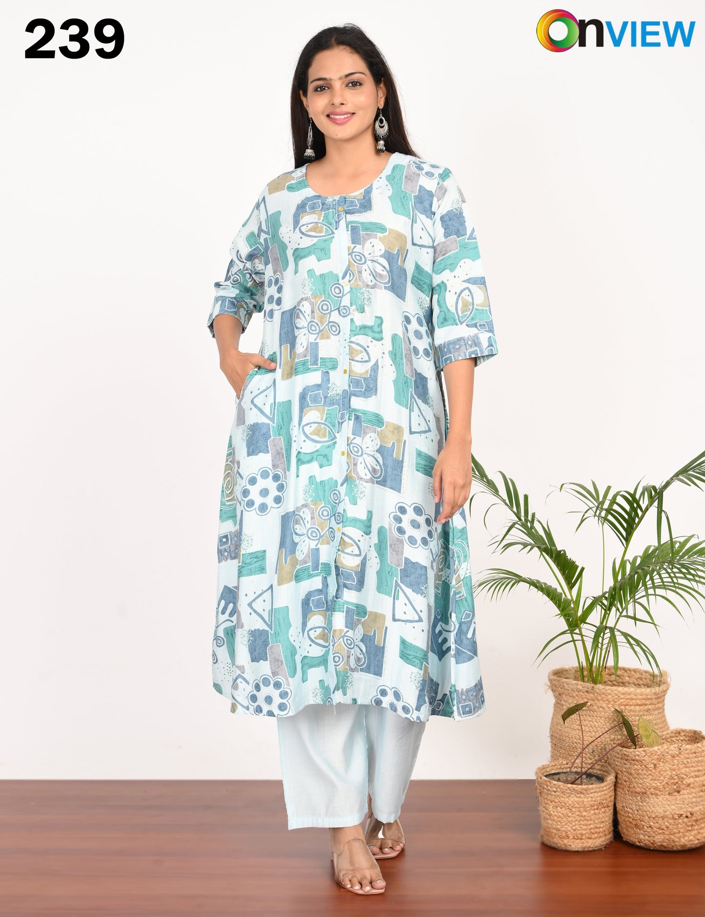 ONVIEW | 239 | VATICAN FOIL A LINE UMBRELLA 2 PIECE SET