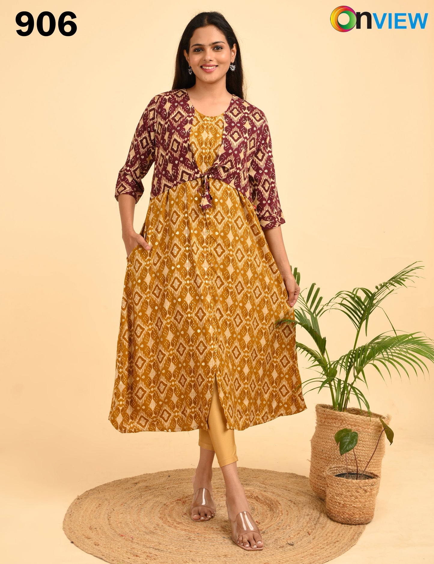 ONVIEW | 906 | HALF COAT A LINE UMBRELLA