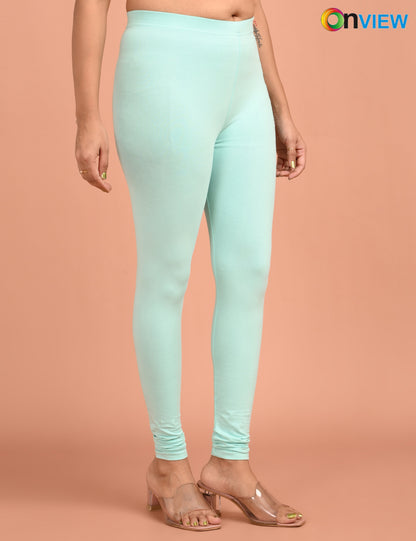 ONVIEW | 040 | Light Pista Cotton Lycra Ankle Length Legging 220gsm