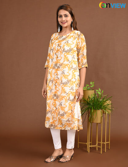 ONVIEW | 1509 | SATIN A LINE SIDE OPEN WITH LINING