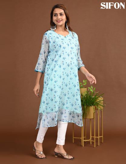 SIFON | 1681 | ORGANZA SIDE OPEN WITH LINING