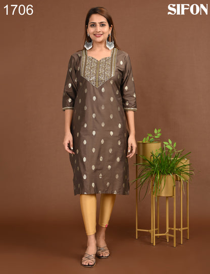 SIFON | 1706 | ROMAN SILK BIG EMROIDERY | 1706