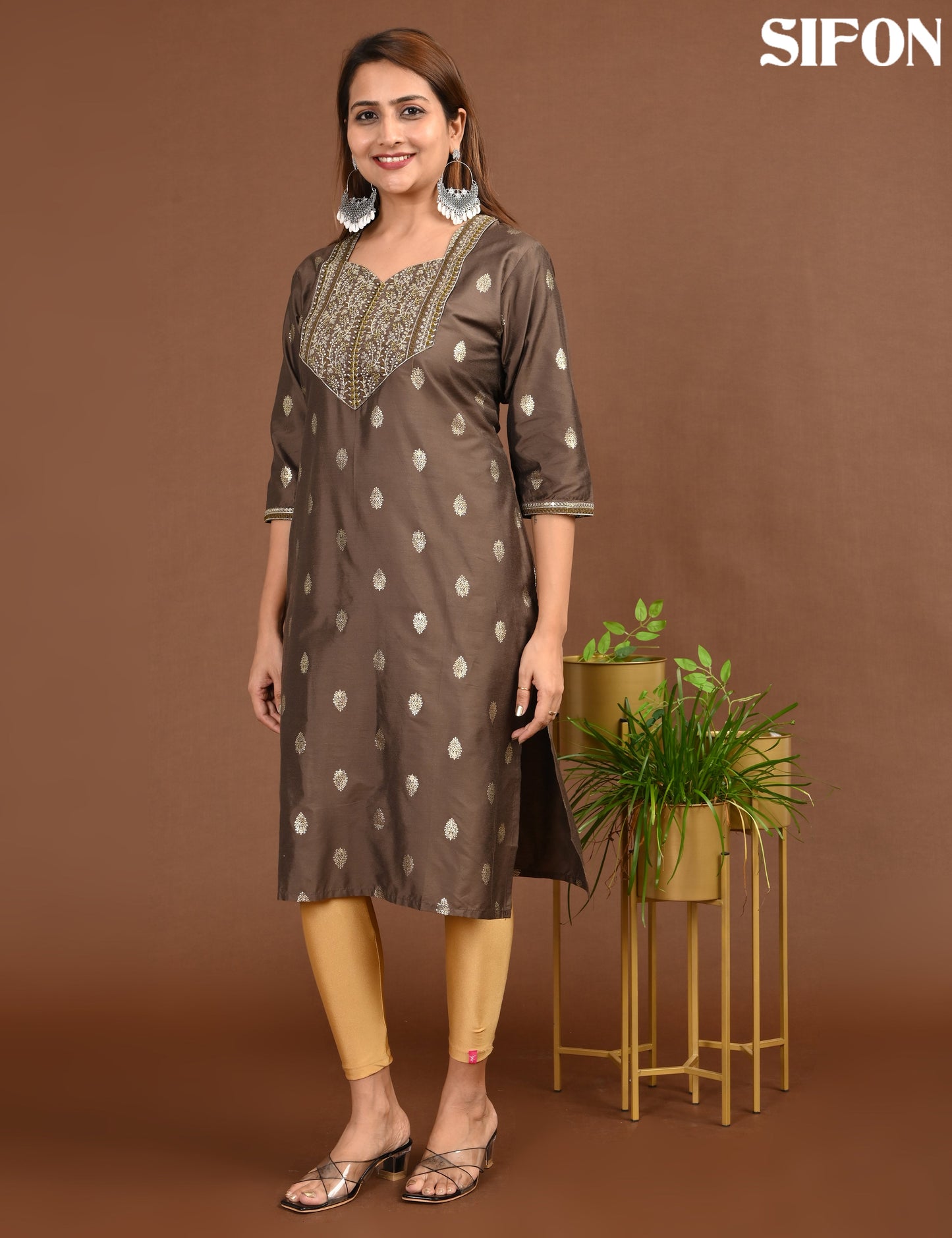 SIFON | 1706 | ROMAN SILK BIG EMROIDERY | 1706