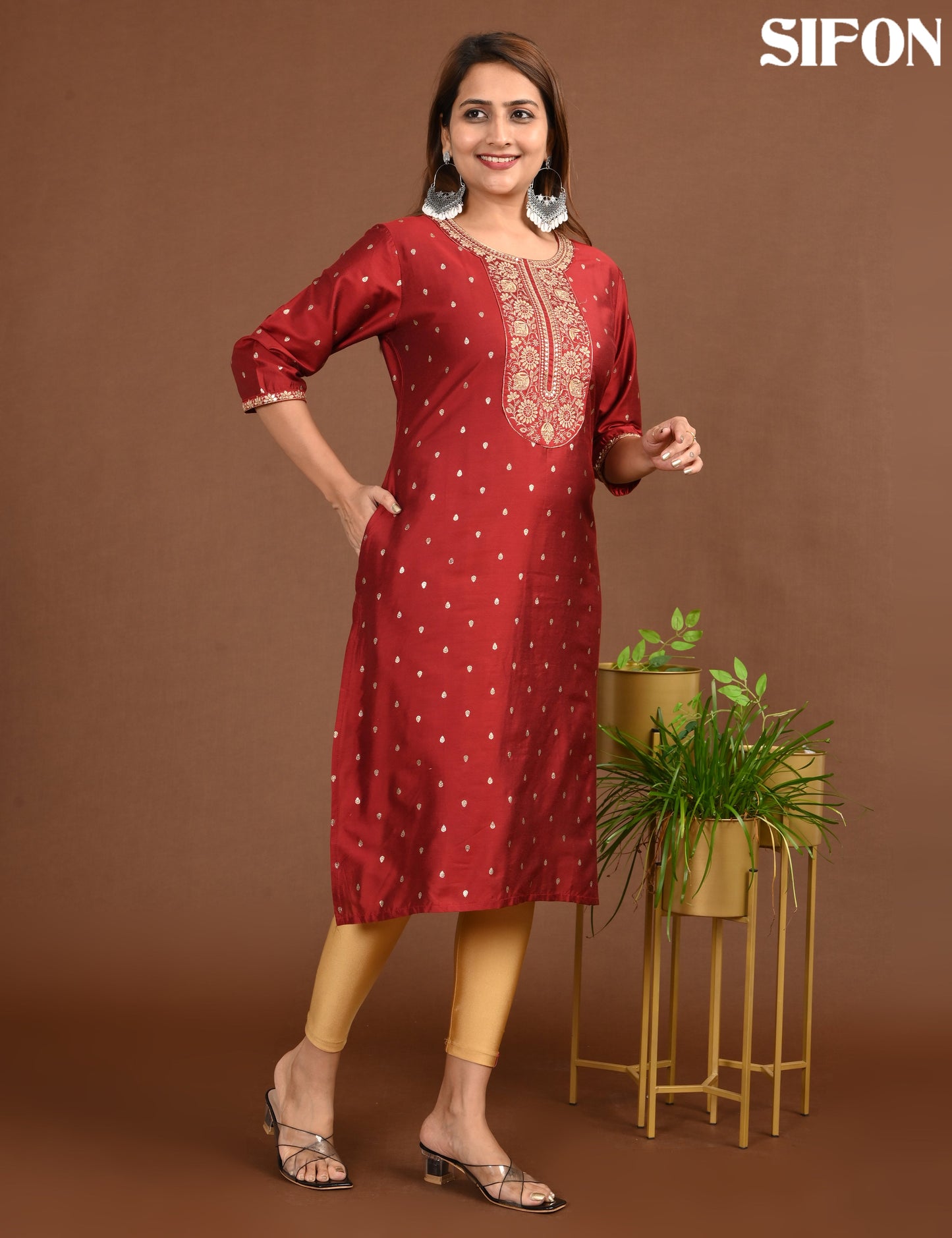 ONVIEW | 1708 | ROMAN SILK BIG EMBROIDERY