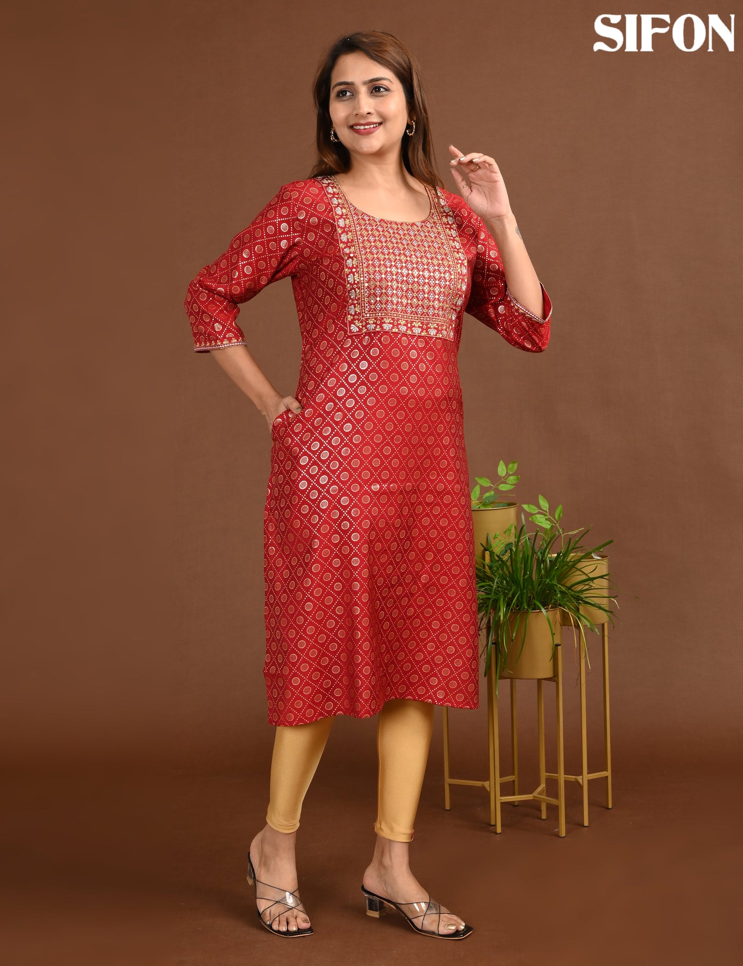 SIFON  | 1738 | ROMAN SILK BIG EMBROIDERY